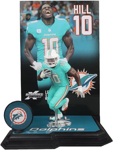 McFarlane Tyreek Hill (Miami Dolphins) NFL 7" Posed Figure CHASE in Saudi Arabia