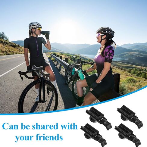 4 قطع دراجة ضوء جبل محول المصباح جبل حامل الضوء، خوذة المصباح جبل حزام للدراجات دراجة، أضواء الدراجة محول جبل محول المصباح جبل للدراجات دراجة (أسود) in Kuwait