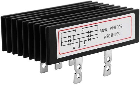مقوم الجسر AC إلى DC SQL100A 1600V، مقوم الجسر 3 المرحلة ديود الطرفية مع غرفة التبريد in Saudi Arabia