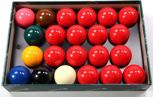 كرات أراميث البلجيكية الممتازة للسنوكر مقاس 2 1/4 بوصة - بدون أرقام - شحن مجاني للولايات المتحدة in Kuwait