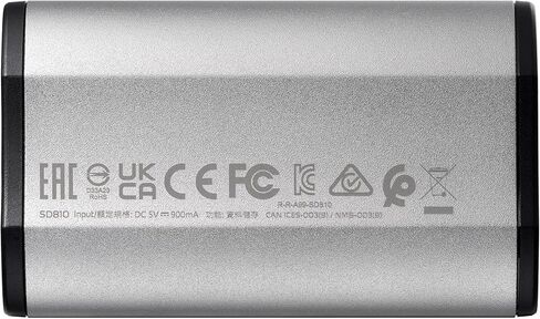 ADATA SD810 1000G IP68 مقاومة للماء حتى 2000 ميجابايت/ثانية USB 3.2 Gen 2 USB-C محرك أقراص الحالة الصلبة الخارجي - أسود لهاتف iPhone 15/Pro/Max، Android (SD810-1000G-CBK) in Saudi Arabia