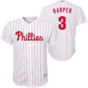 Outerstuff Bryce Harper Philadelphia Phillies MLB Kids 4-7 White Home Player Jersey