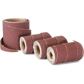 WEN 65910SP40 40-Grit 10-Inch Pre-Cut Ready-to-Wrap Drum Sander Sandpaper, 4-Pack