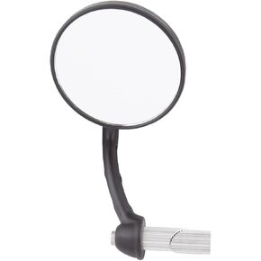 Delta Cycle & Home Premium Bike Handlebar Bar End Mirror, Fully Adjustable Handlebar Rearview Mirror for Bicycles, Large Ultra-Clear Glass Safety Mirror fits Road, Mountain, Cruisers, and E-Bikes
