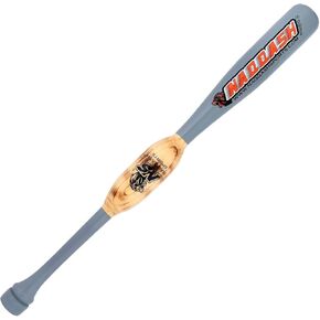 34"/ 43 oz Gray Heavy Weight Two Handed Baseball & Softball bat with Solid Pro Maple Wood for to Improve Strength, bat Speed, Overall Swing Trainer and Adult in Barrel Size 2.50 with Flame Work