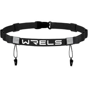 Race Number Belt-Adjustable Lightweight Race Bib Belt with 6 Energy Gel Loops for Triathalon,Cycling and Running