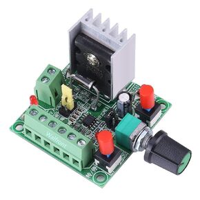 Walfront PWN Controller Signal Generator 15-160V / 5-12V Stepper Motor Controller Adjustable Frequency Speed Regulator Board for Controlling Motor