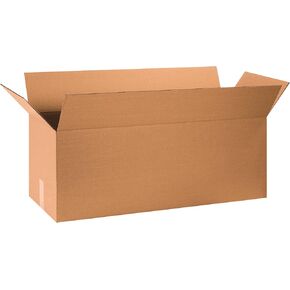 PARTNERS BRAND 32x12x12 Long Corrugated Boxes, Long, 32L x 12W x 12H, Pack of 20 | Shipping, Packaging, Moving, Storage Box for Home or Business, Strong Wholesale Bulk Boxes