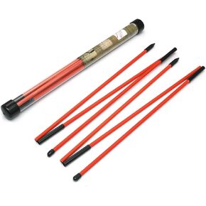 2 Pack Golf Alignment Sticks,Upgraded 48" Collapsible Golf Practice Rods for Aiming,Golf Swing Trainer,Golf Indicator Sticks,Posture Corrector with Clear Tube Case