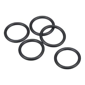 PATIKIL Nitrile Rubber O-Rings 21mm OD 16mm ID 2.65mm Width, 5 Pcs Metric Sealing Gasket for Faucet Plumbing Automotive Repair, Black