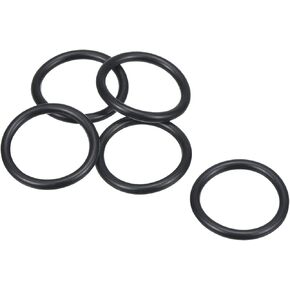 PATIKIL Nitrile Rubber O-Rings 21mm OD 16mm ID 2.65mm Width, 5 Pcs Metric Sealing Gasket for Faucet Plumbing Automotive Repair, Black