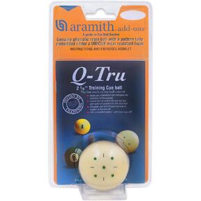 Aramith Q-Tru Training Cue Pool Billiard Ball