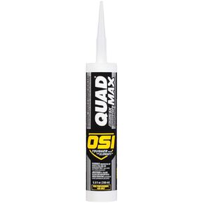 OSI Quad Max Window, Door and Siding Sealant, Clear, 9.5 fl oz Cartridge, Pack of 12