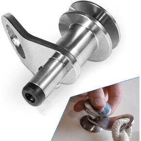 Marine Stainless Steel Quick Release Fender Holder, Easy Pop Up Style Fender Cleat fits for 3/8“ Fender Lock Device (Holder Only)