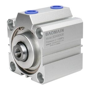 Baomain Compact Thin Air Cylinder SDA 50x30 50mm Bore 30mm Stroke PT1/4 port