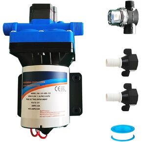 RV Fresh Water Pump 12V DC 3.0GPM 55PSI Upgraded Pressure Switch,12Volt Self Priming Water Pressure Diaphragm Pump On demand for Pool Draining RV Marine Sprayer Garden in Kuwait