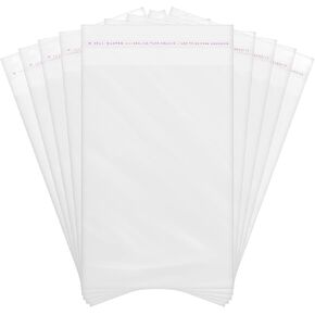 Shop4Mailers 4x6 inches Cellophane Clear Resealable Self Seal Poly Bags for 4X6 Prints, Photographs, Treat, Baked Goods, Candy, Cookie (500 Pack)