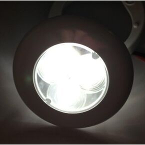 Marine Boat LED Cool White Round Ceiling Courtesy Light OEM IP67