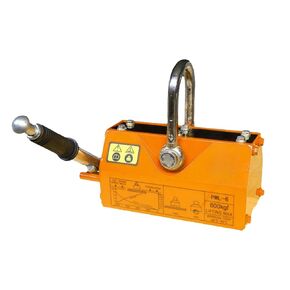 Magnetic Lifter, Heavy Duty Lifting Magnet with Release, Permanent Lift Magnets for Hoist Lift Shop Crane Steel Plate Block, Board, 1320 lbs / 600kgf Pulling Capacity, 2.5 Safety Factor