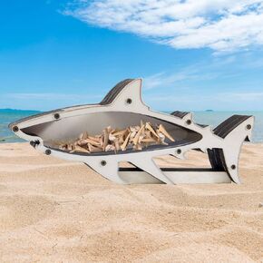 Shark Tooth Display Case Shark Tooth Holder 8.7" Wooden Display Shark Teeth Shadow Box Shark Teeth Bulk Collection Case Gifts for Vacation Beach Home Decor