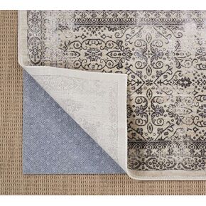 وسادة سجاد Nourison RugLoc رمادية مقاس 1'8" x 7'6" غير قابلة للانزلاق، (2x8) in Kuwait