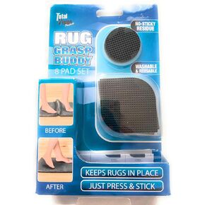 Rug Grasp Buddy - 8 Pad Set - Keeps Rugs in Place