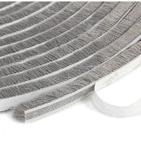 Felt Weather Stripping Seal Tape 11/32 inch x 3/16 inch x 32 ft,Self Adhesive Seal Strip Weatherstrip for Windows and Doors House Soundproofing,Windproof,Dustproof,Stronger Stickiness