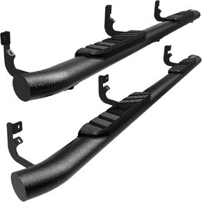 Tyger Auto 3.5" Rider Running Boards Compatible with 2004-2015 / 2017-2023 Nissan Titan; 2016-2023 Titan XD | Crew Cab | TG-SS2N35108 | Side Step Rail Nerf Bars