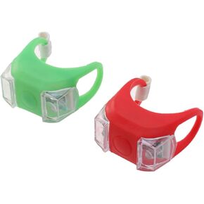 Sosoport Battery 2pcs Bright Lights Bike Light Equipped Accessory Batteries Mountain Bike Battery Light up Bicycle Light