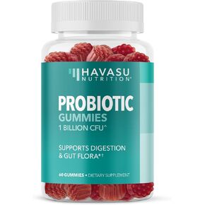 Probiotic Gummies for Digestive Support and Gut Health with 1 Billion CFU of Shelf Stable Microorganisms - Non-GMO, Gluten Free and Vegetarian Friendly - 2 Month Supply Mixed Berry Gummies