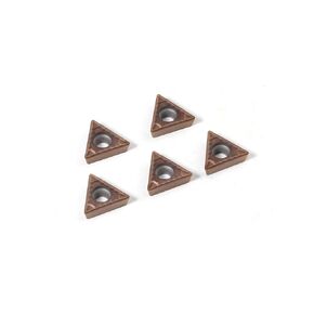 Carbide Turning Inserts TCMT090204 TCMT1.8(1.5) Carbide Inserts Tain Coated TCMT Insert for Lathe Turning Tool Holder Boring Bar, 5 Pieces