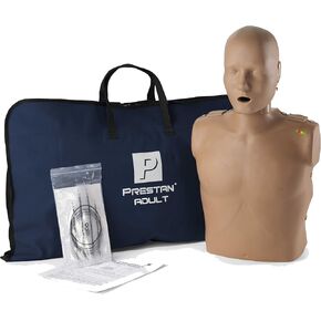PRESTAN PP-AM-100M-MS Professional Adult CPR-AED Training Manikin with CPR Monitor, Medium Skin