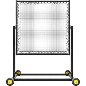 MR Height Adjustable Rebounder, Portable Sports Bounce Back Net, Adjustable Angle Pitch Back Return Net, Rebound Wall for Lacrosse, Baseball, Softball, Soccer, Football, Basketball, Volleyball, Tennis