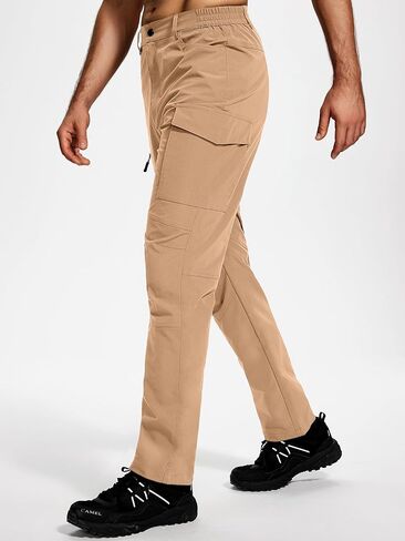 سراويل التنزه سيرًا على الأقدام للرجال سريعة الجفاف للرجال والصيد في الهواء الطلق والسفر خفيفة الوزن ومقاومة للماء والعمل التكتيكي in Kuwait