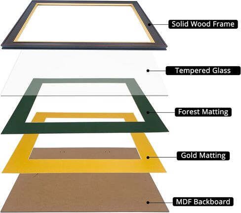 إطار دبلوم مقاس 8.5 × 11 مع حصيرة سوداء فوق ذهبية، وإطار شهادة مقاس 11 × 14، وخشب حقيقي مع زخرفة ذهبية، وإطار بني مع زجاج مقسى in Kuwait