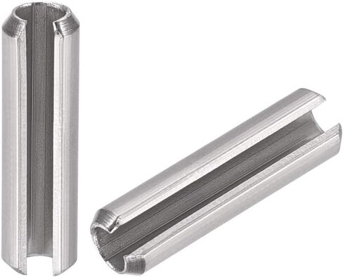 دبوس زنبركي مشقوق من uxcell - M1.5 x 8 مم 304 من الفولاذ المقاوم للصدأ سبليت سبرينج رول دبابيس وتد بلمسة نهائية سادة 20 قطعة in Saudi Arabia