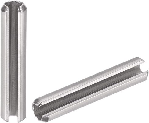 دبوس زنبركي مشقوق من uxcell - M1.5 x 8 مم 304 من الفولاذ المقاوم للصدأ سبليت سبرينج رول دبابيس وتد بلمسة نهائية سادة 20 قطعة in Saudi Arabia