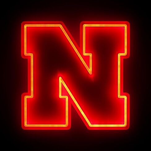FOCO Nebraska Cornhuskers NCAA Team Logo LED Neon Light Up Sign in Saudi Arabia