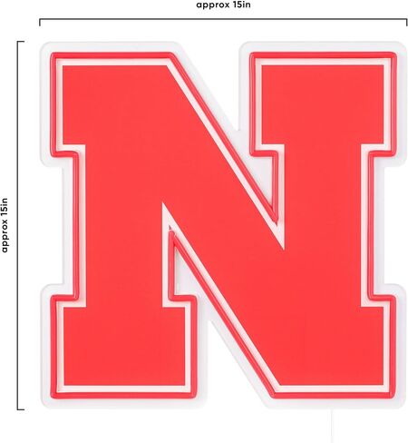 FOCO Nebraska Cornhuskers NCAA Team Logo LED Neon Light Up Sign in Saudi Arabia