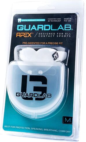 APEX Mouthguards for Football, Basketball, Boxing, Wrestling, Soccer, Karate, Hockey, MMA | Adult & Youth | Pre-Indented for a Precise Fit | Case Included in Kuwait