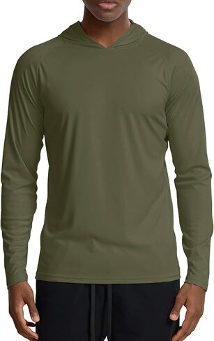 Zengjo Men's Lightweight Pullover Hoodie - Hooded Long Sleeve Workout Shirts in Kuwait