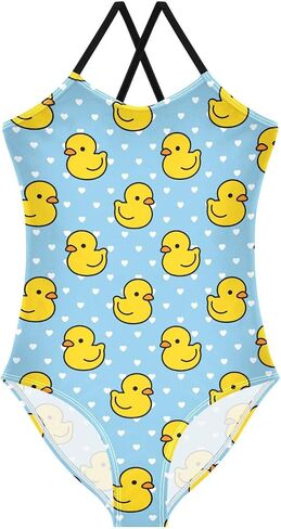 Ollabaky Girls One Piece Swimsuit Bathing Suit Beachwear 3-10T in Saudi Arabia