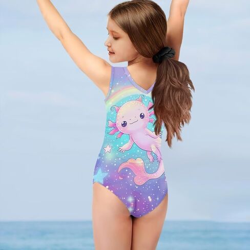 Xhuibop One Piece Swimsuits for Girls Beachwear Bathing Suits 3-14 in Kuwait