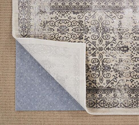 وسادة سجاد Nourison RugLoc رمادية مقاس 1'8" x 7'6" غير قابلة للانزلاق، (2x8) in Kuwait