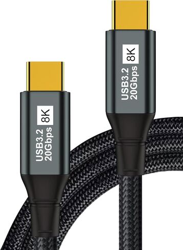USB C 3.2 Gen 2x2 Video Cable for Monitor - 3.3FT / 1M in Kuwait