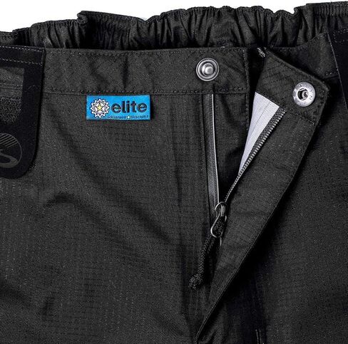 سروال المطر Refuge مقاوم للماء وجيد التهوية - نسائي - لون أسود، مقاس XX-Large in Kuwait