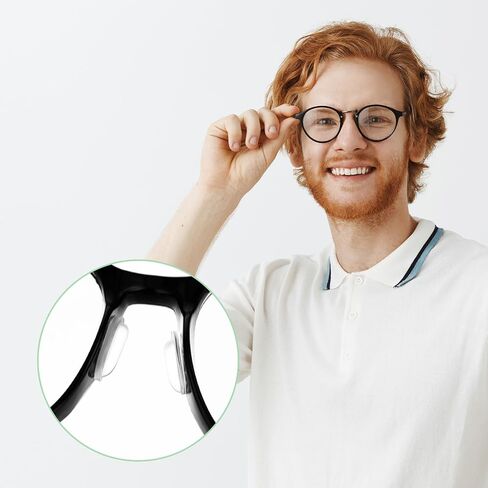 سيبا نظارات مخدات أنف للنظارة لينة سيليكون لزجة نظارات الأنف وسادة المحمولة المسمار مكافحة زلة المطاط مقابض الأنف وسادة إصلاح أطقم in Saudi Arabia