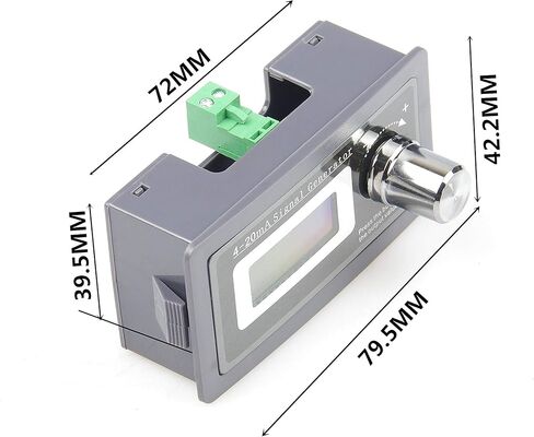 No-Source 2-Wire 4-20mA Current Loop Signal Generator Panel-Mounted Current Transducer, Compatible with 2,3,4 Wires in Kuwait