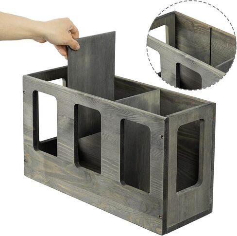 حامل بساط اليوجا من الخشب الصلب باللون الرمادي العتيق مثبت على الحائط من MyGift، منظم تخزين أسطوانة إسفنجية للياقة البدنية، رف بساط تمرين رياضي واقف على الأرض in Kuwait