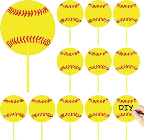 Handheld Fans - Decorative Fans Baseball Party Fan Bulk for Sport Themed Events - Baseball Hand Fans Birthday Party Supplies - Summer Hand Held Fans Baseball Party Favors Decors Gifts in Saudi Arabia